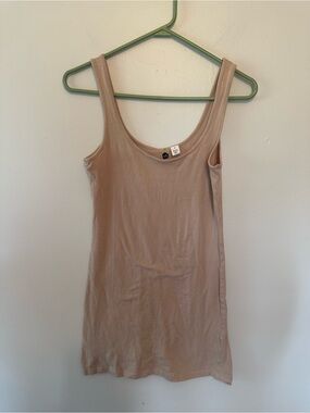 BP. Nordstrom Nude Beige Scoop Neck Tank Top Layering Cami Medium M